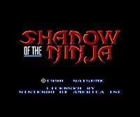 Portada oficial de Shadow of the Ninja CV para Nintendo 3DS