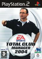 Portada oficial de de Total Club Manager 2004 para PS2