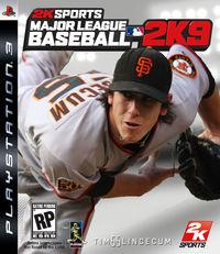 Portada oficial de Major League Baseball 2K9 para PS3