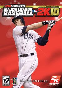 Portada oficial de Major League Baseball 2K10 para PS3