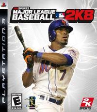Portada oficial de Major League Baseball 2K8 para PS3