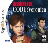 Portada oficial de Resident Evil Code: Veronica para Dreamcast