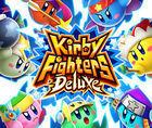Portada oficial de de Kirby Fighters Deluxe eShop para Nintendo 3DS