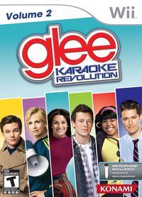 Portada oficial de Glee Karaoke Revolution Volumen 2 para Wii