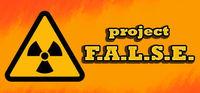 Portada oficial de Project F.A.L.S.E. para PC