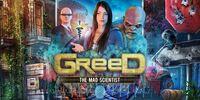 Portada oficial de Greed: The Mad Scientist para Switch