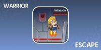 Portada oficial de Warrior Escape para Switch