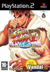 Portada oficial de Hyper Street Fighter 2 para PS2
