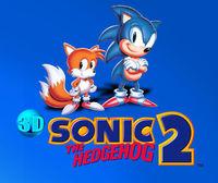 Portada oficial de 3D Sonic The Hedgehog 2 eShop para Nintendo 3DS