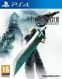 Portada oficial de Final Fantasy VII Remake para PS4