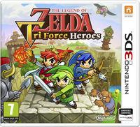 Portada oficial de The Legend of Zelda: Tri Force Heroes para Nintendo 3DS