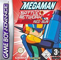 Portada oficial de Mega Man Battle Network 4 Red Sun & Blue Moon CV para Wii U