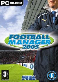 Portada oficial de Football Manager 2005 para PC