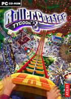 Portada oficial de de RollerCoaster Tycoon 3 para PC