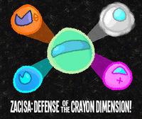 Portada oficial de ZaciSa: Defense of the Crayon Dimensions! eShop para Wii U