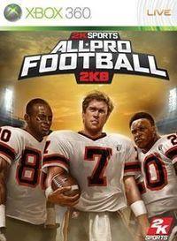 Portada oficial de All Pro Football 2K8 para Xbox 360