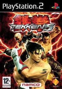 Portada oficial de Tekken 5 para PS2