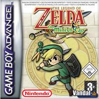 Portada oficial de The Legend of Zelda: The Minish Cap para Game Boy Advance