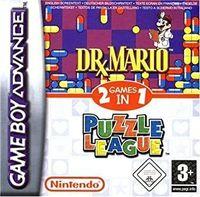 Portada oficial de Dr. Mario / Puzzle League para Game Boy Advance