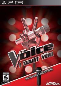 Portada oficial de The Voice para PS3
