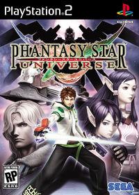 Portada oficial de Phantasy Star Universe para PS2