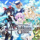 Portada oficial de de Cyberdimension Neptunia: 4 Goddesses Online para PS4