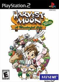 Portada oficial de Harvest Moon: A Wonderful Life para PS2