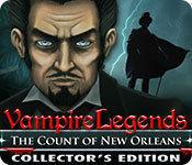 Portada oficial de Vampire Legends: The Count of New Orleans para PC