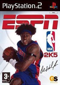 Portada oficial de ESPN NBA 2K5 para PS2