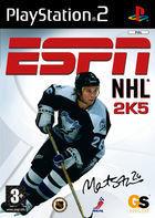 Portada oficial de de ESPN NHL 2005 para PS2