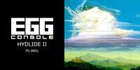 Portada oficial de EGGCONSOLE HYDLIDE II PC-8801 para Switch