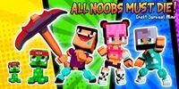 Portada oficial de All Noobs must die - Craft, Survival, Mine para Switch