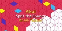 Portada oficial de Aha! Spot the Change Brain Teaser para Switch
