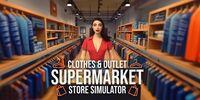 Portada oficial de Clothes & Outlet Supermarket Store Simulator para Switch