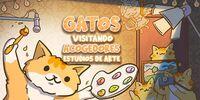 Portada oficial de Gatos visitando acogedores estudios de arte para Switch