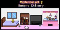 Portada oficial de Mysterious pet Monpay Chicory para Switch