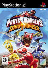 Portada oficial de Power Rangers Dino Thunder para PS2