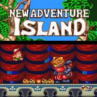 Portada oficial de New Adventure Island CV para Wii U