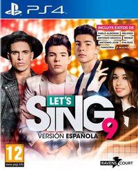 Portada oficial de Let's Sing 9 Versión Española para PS4