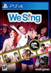 Portada oficial de We Sing para PS4