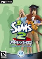 Portada oficial de de Los Sims 2 Universitarios para PC