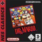 Portada oficial de de Dr. Mario NES Classics para Game Boy Advance
