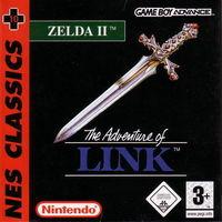 Portada oficial de Zelda 2 Classics para Game Boy Advance