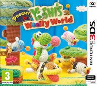 Portada oficial de Poochy & Yoshi's Woolly World para Nintendo 3DS