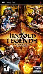 Portada oficial de de Untold Legends: Brotherhood of the Blade para PSP