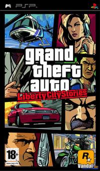 Portada oficial de Grand Theft Auto: Liberty City Stories para PSP