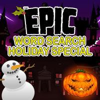 Portada oficial de Epic Word Search Holiday Special eShop para Nintendo 3DS