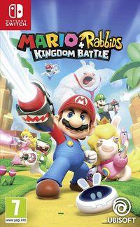Portada oficial de Mario + Rabbids Kingdom Battle para Switch