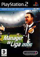 Portada oficial de de Manager de Liga 2006 para PS2