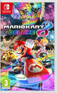 Portada oficial de Mario Kart 8 Deluxe para Switch